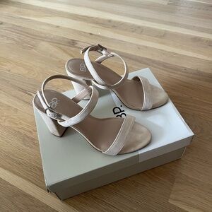 BP suede chunky heel